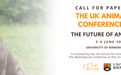 Call for Papers now open for the 6th Annual UK Animal Law Conference